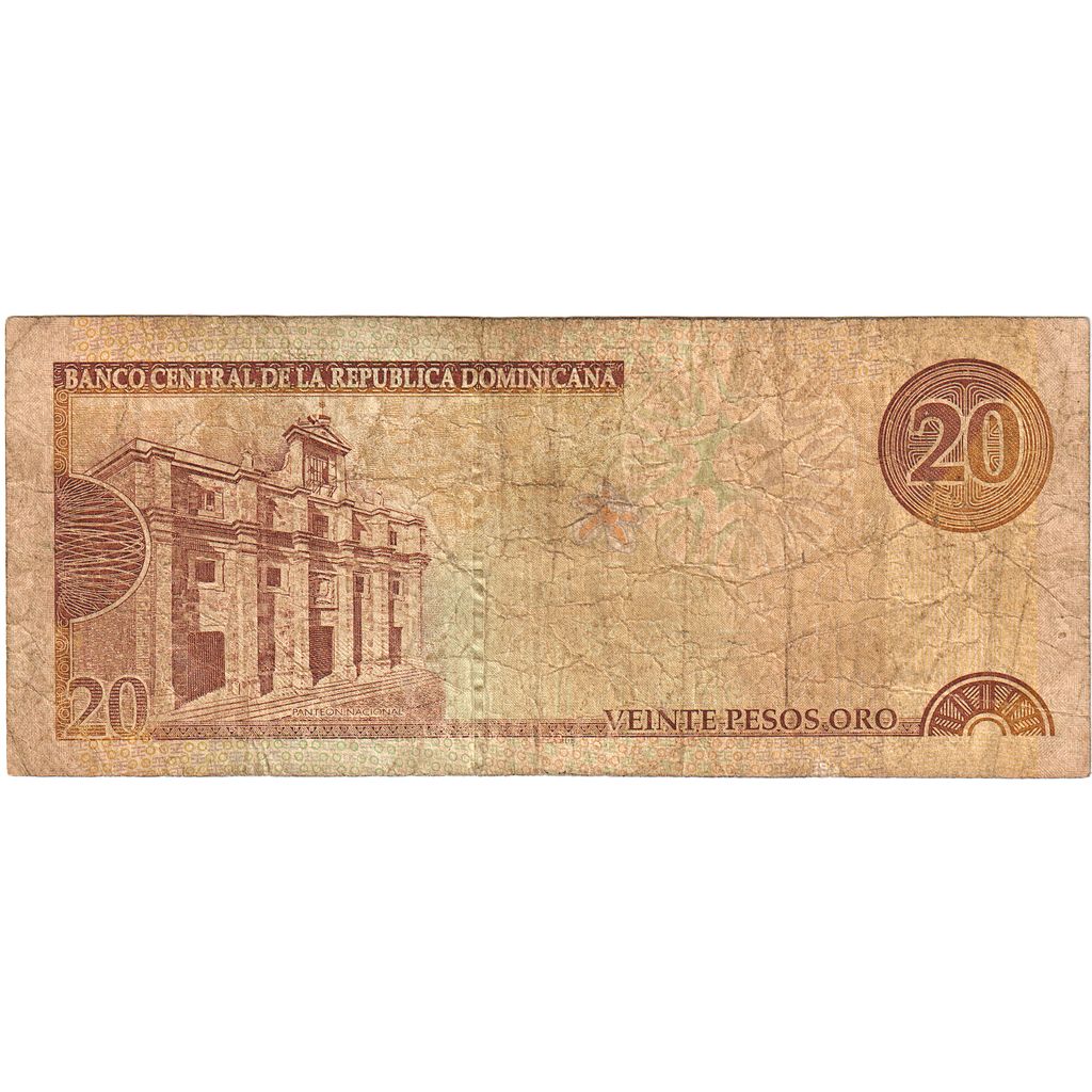 Repubblica domenicana, 20 Pesos Oro, 2003, MB