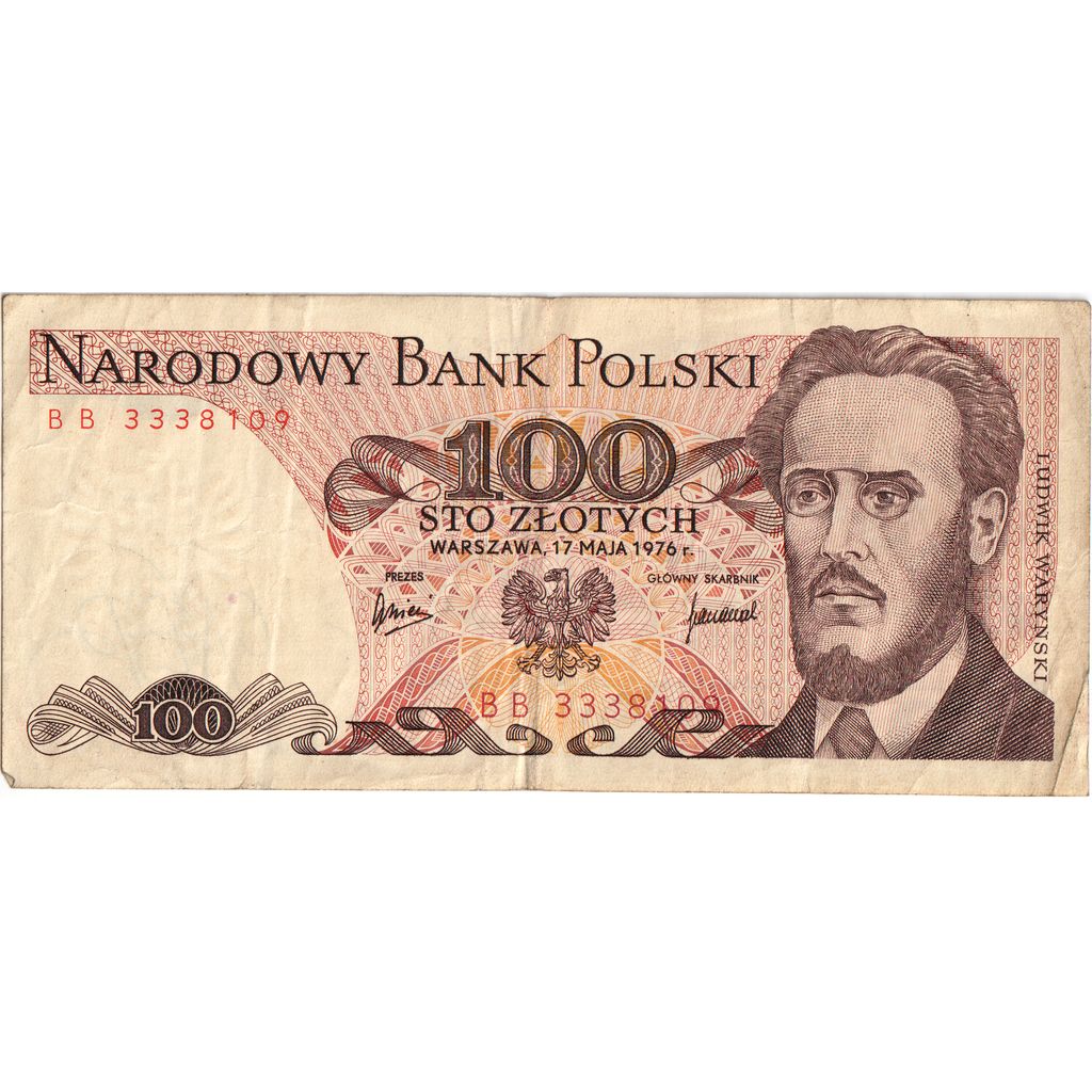 Poland, 100 Zlotych, 1976-05-17, VF(30-35)