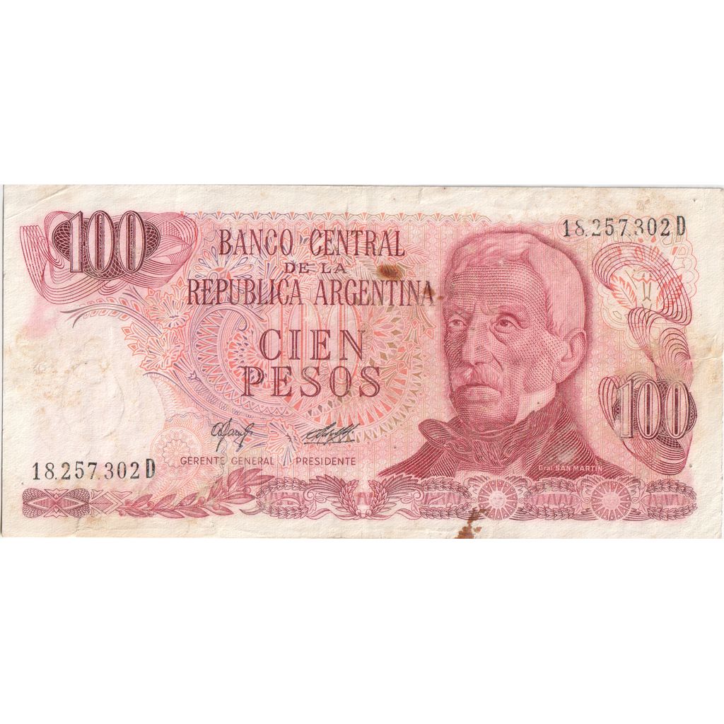 Argentinien, 100 Pesos, S+