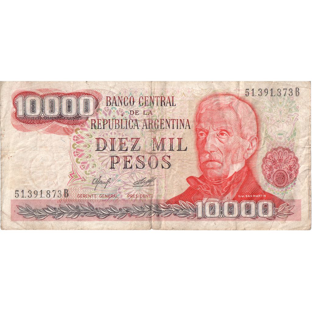Argentinien, 10,000 Pesos, S