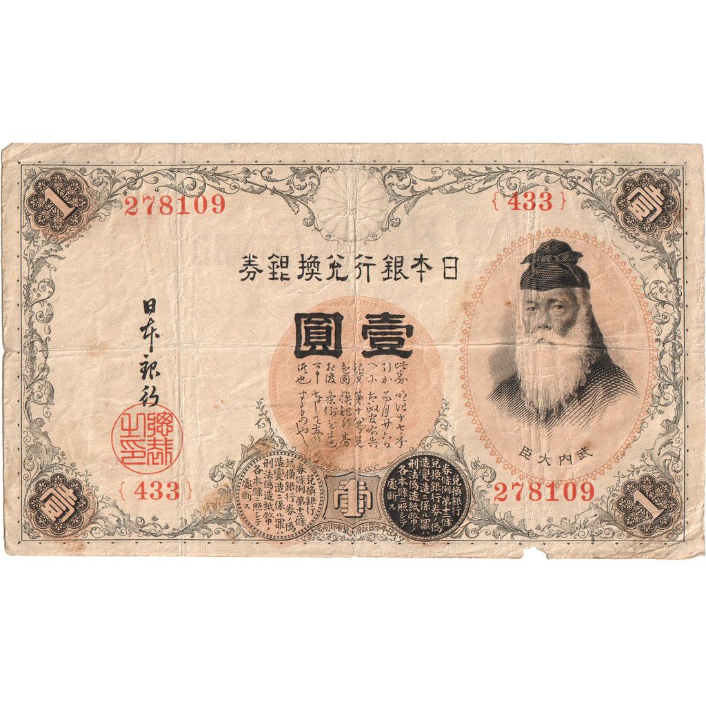 Japonia, 1 Yen, EF(40-45)