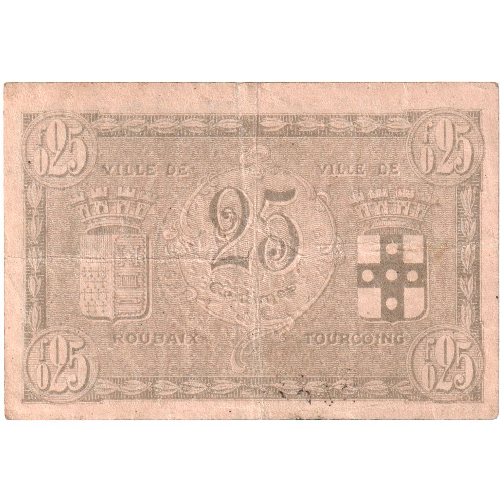 Frankreich, 25 Centimes, 1917-04-21, S, Pirot:59-2151