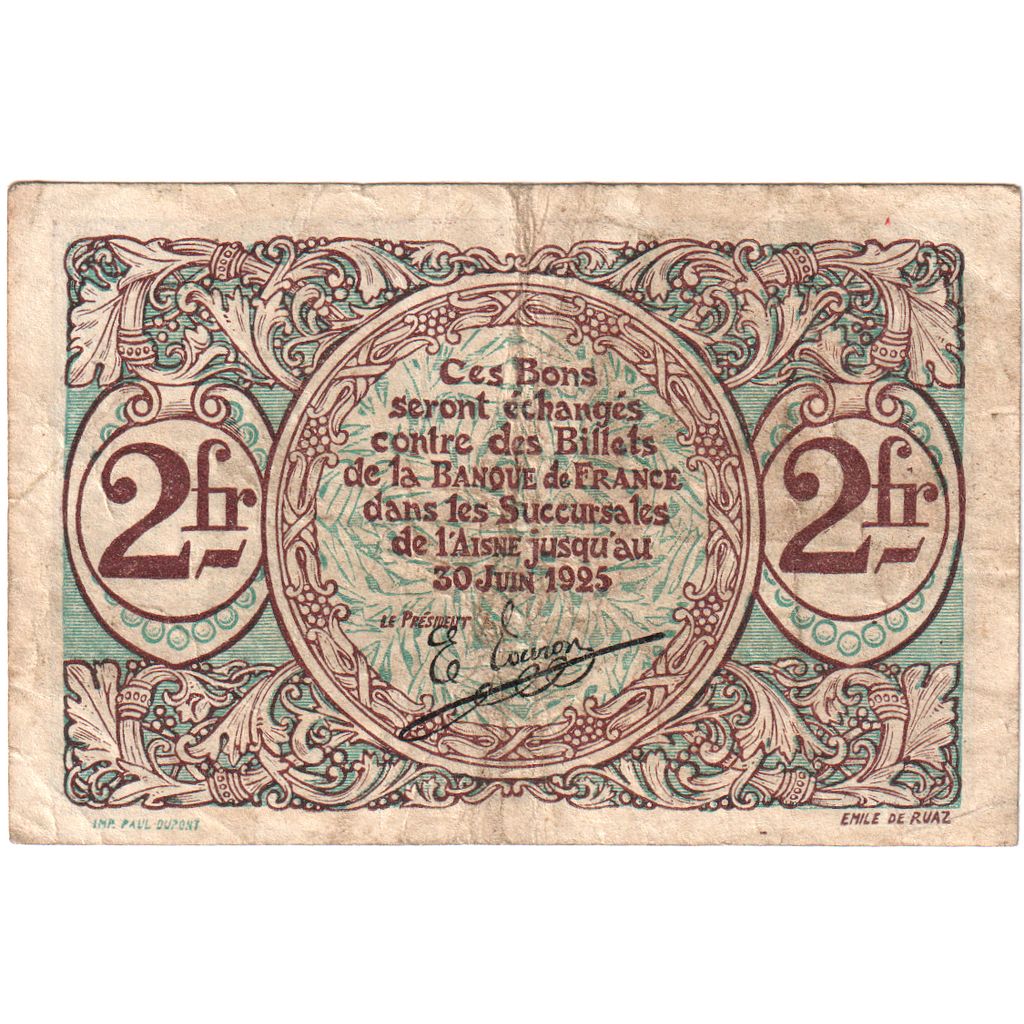 Francja, 2 Francs, S006816, VF(20-25), Pirot:116-8