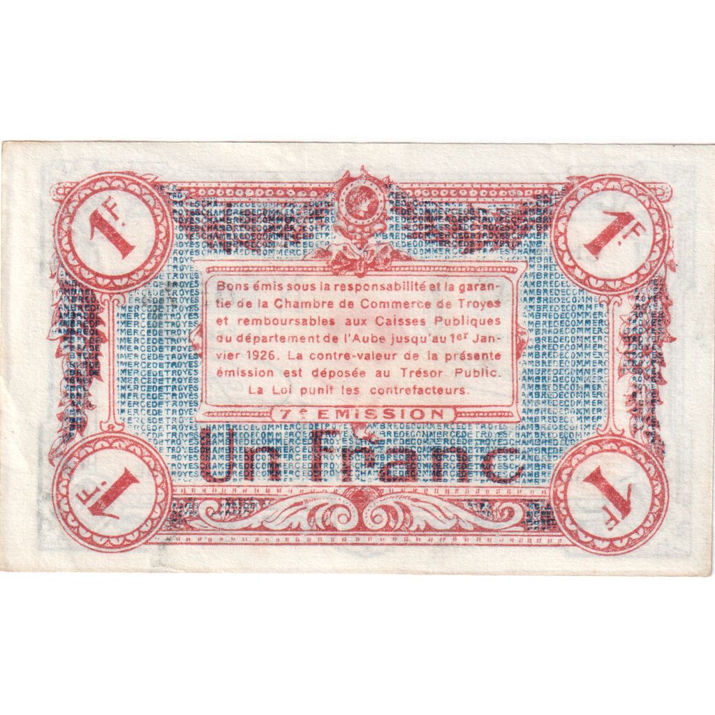 França, Troyes, 50 Centimes, EF(40-45), Pirot:124-9