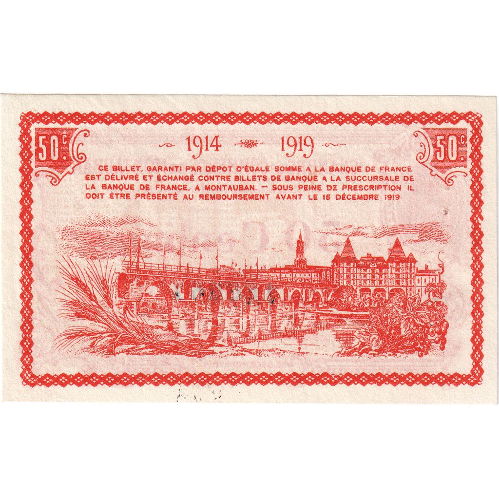 Frankreich, 50 Centimes, 1914-11-20, UNZ, Pirot:83-1