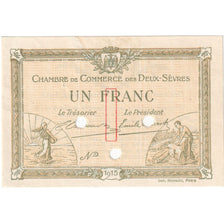 France, Deux-Sèvres, 1 Franc, 1916, VF(30-35), Pirot:93-8