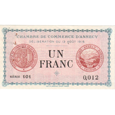 France, 1 Franc, 1917-10-24, UNC(63), Pirot:10-12
