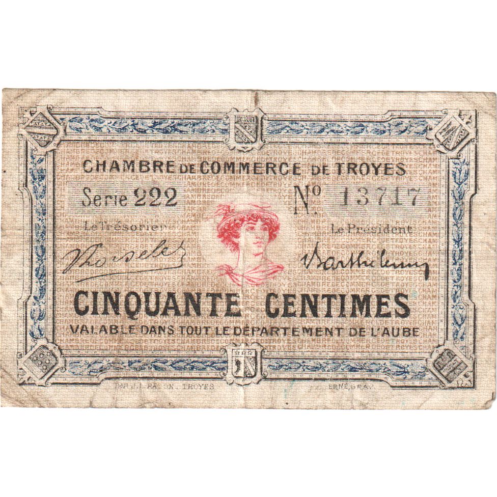 Francia, 50 Centimes, EBC, Pirot:124-12