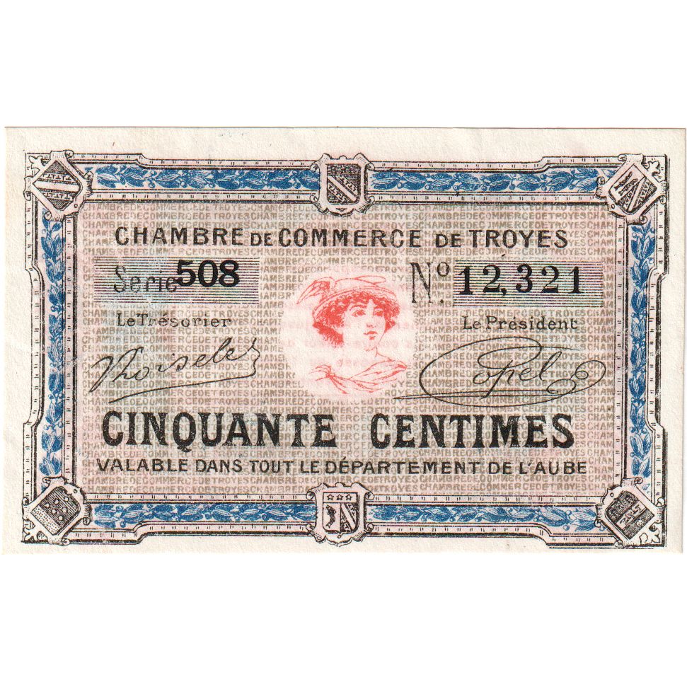 France, 50 Centimes, TB, Pirot:124-12