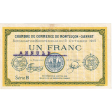 France, 1 Franc, 1915-10-05, TTB, Pirot:84-37