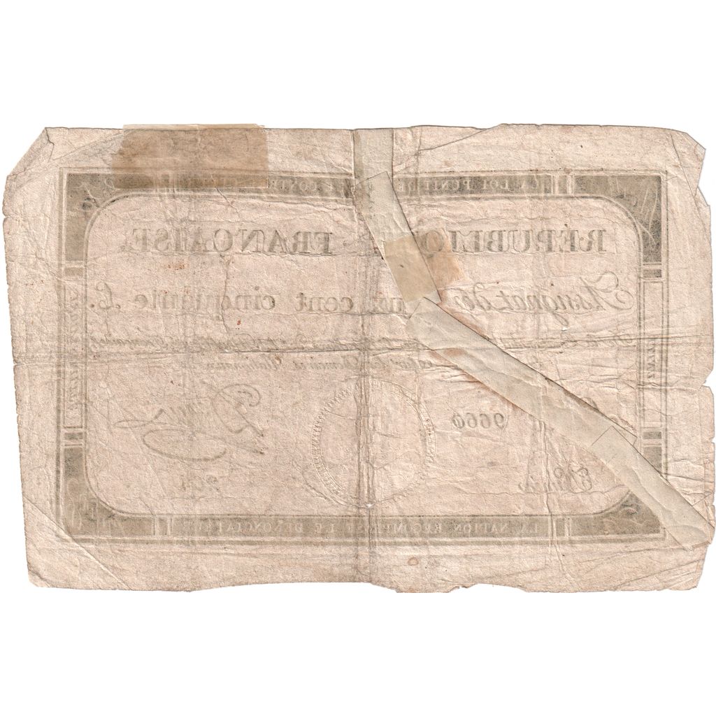 France, 250 Livres, 7 Vendemiaire An II (28.9.1793)., 9660, VF(20-25)