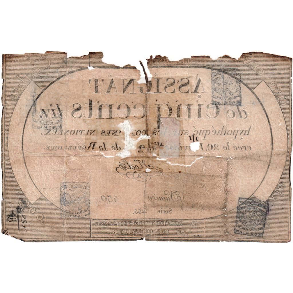 Francia, 500 Livres, 8.2.1794, 2255, B