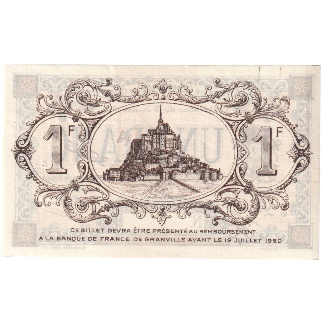 France, 1 Franc, 1917-10-05, 183374, EF(40-45), Pirot:60-13