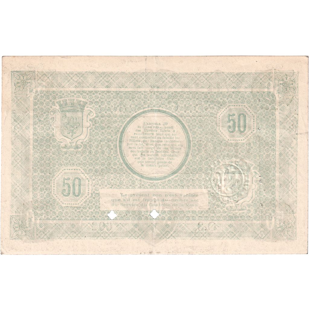 Francja, 50 Francs, 1916-11-28, W.1 996, AU(50-53), Pirot:59-1613