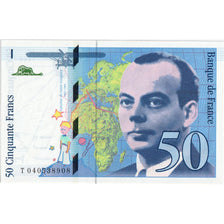 France, 50 Francs, St Exupéry, T040538908, NEUF