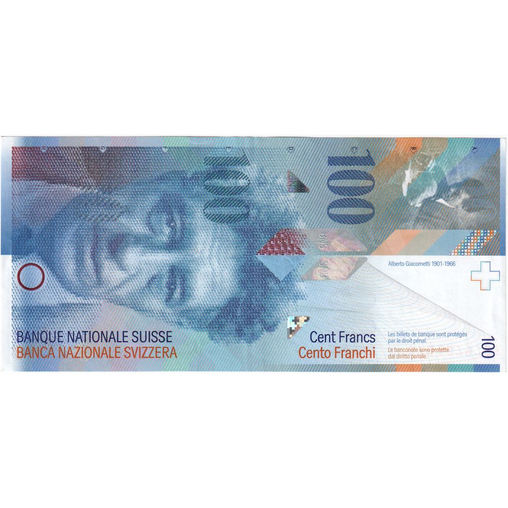 Suiza, 100 Franken, SC