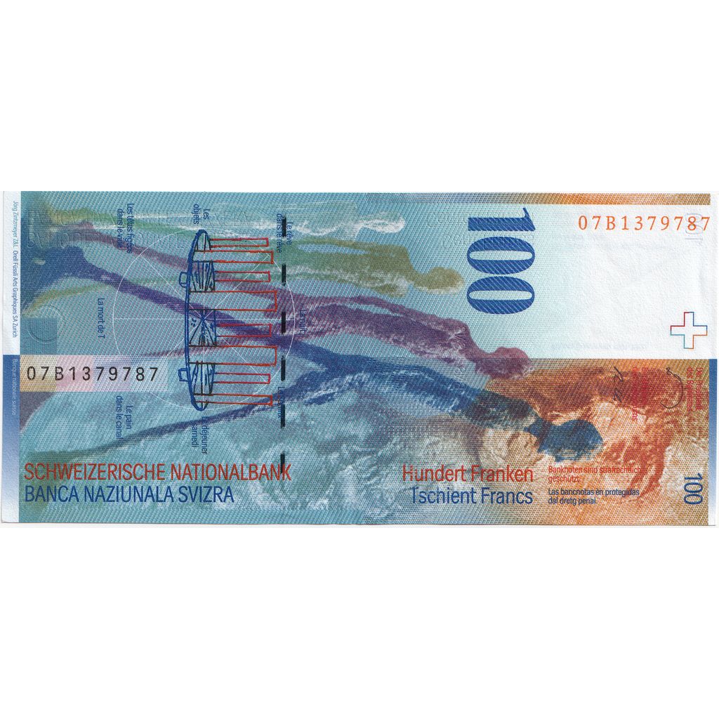 Suiza, 100 Franken, SC