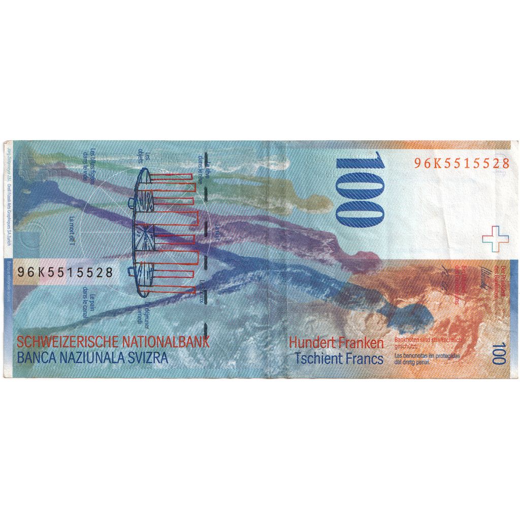 Suiza, 100 Franken, MBC