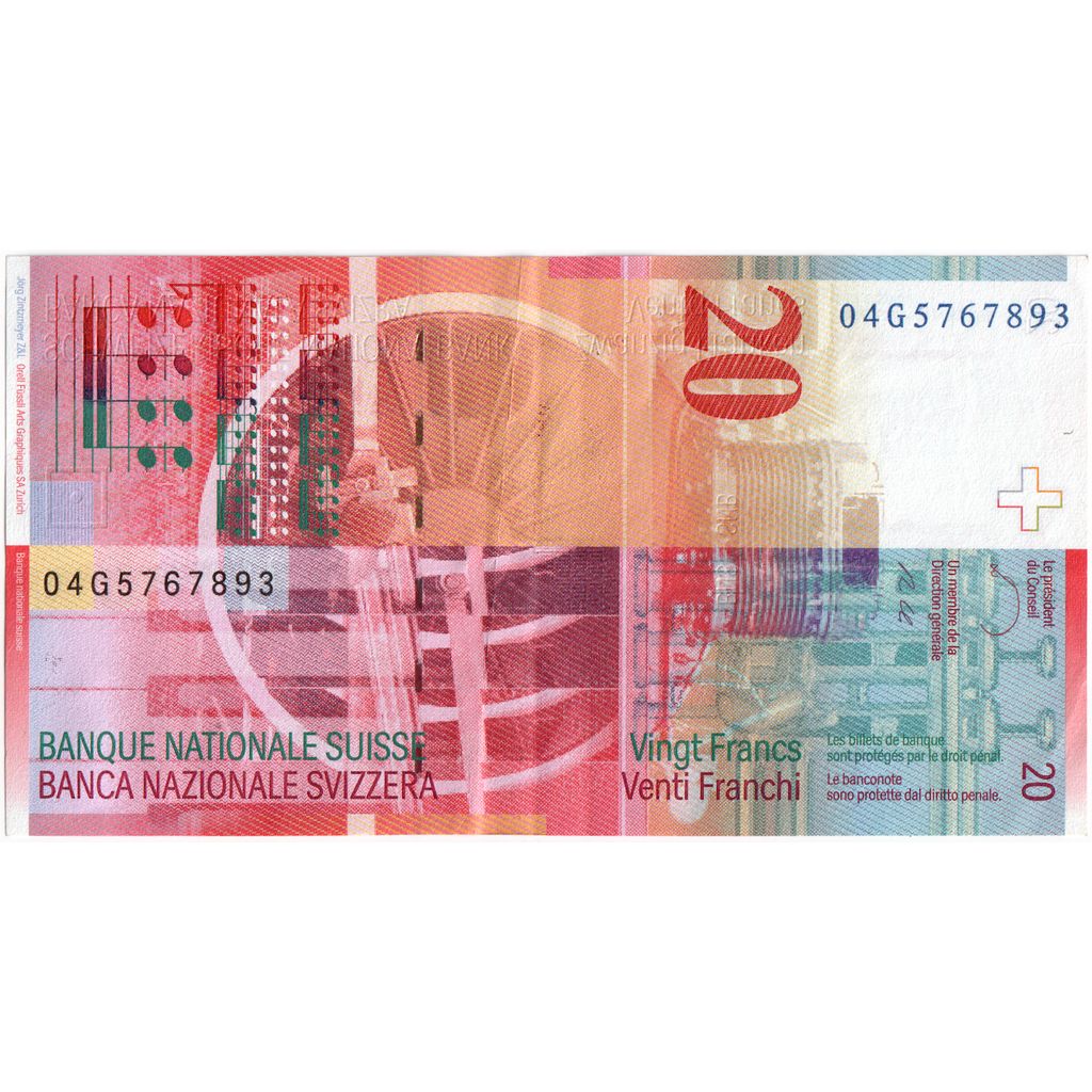 Schweiz, 20 Franken, SS