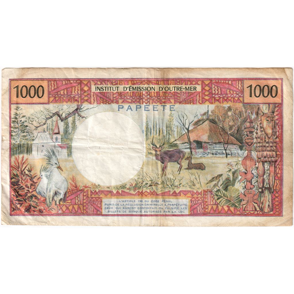 Tahiti, 1000 Francs, papeete, SS