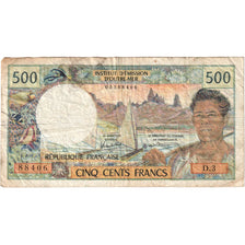 Tahiti, 500 Francs, papeete, MB