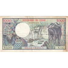 Ciad, 1000 Francs, 1980-06-01, MB+