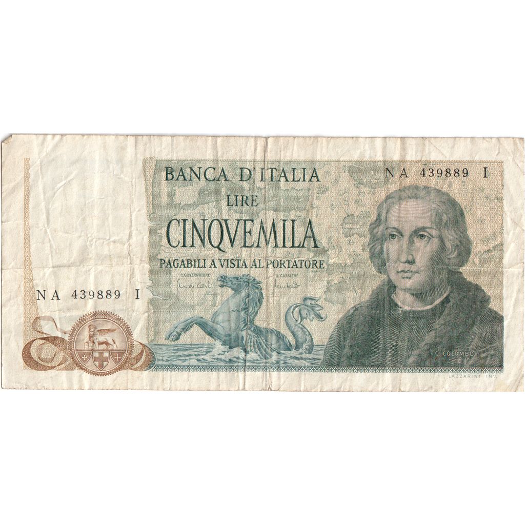 Italien, 5000 Lire, 1971-05-20, S