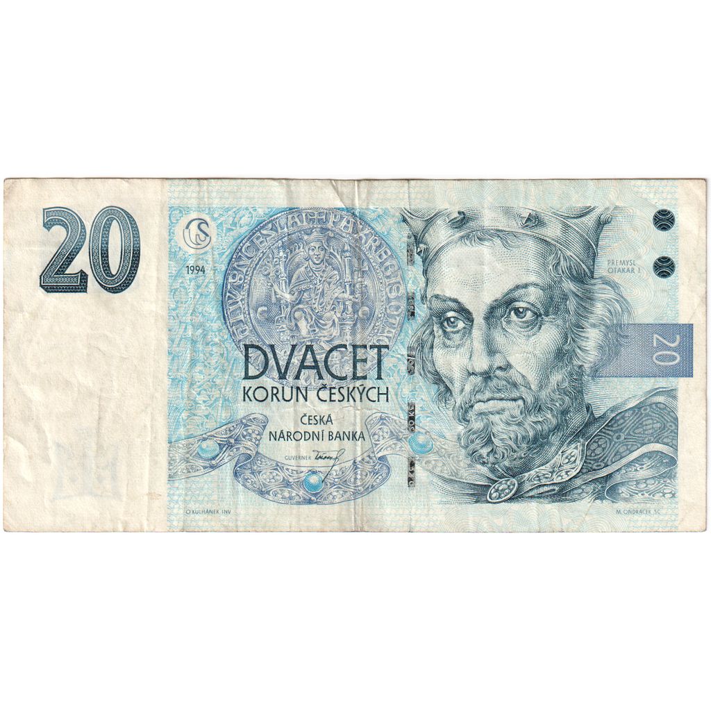 Czech Republic, 20 Korun, EF(40-45)