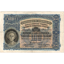 Switzerland, 100 Franken, 1945-03-15, VF(30-35)