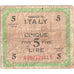 Italia, 5 Lire, BC