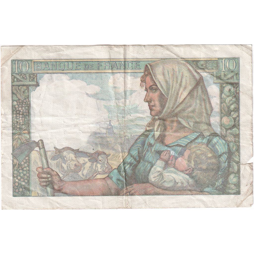 France, 10 Francs, Mineur, 1942-06-11, A. 6, TB+