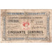 Francja, 50 Centimes, Chambre de Commerce, VF(20-25)