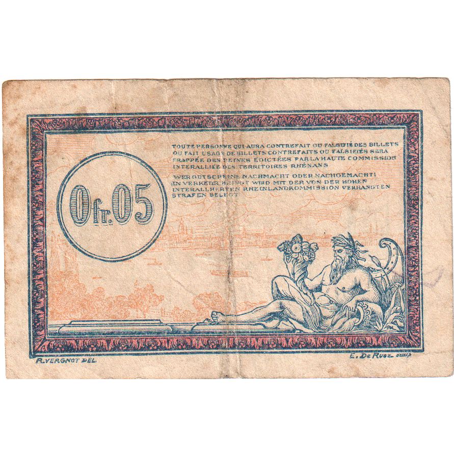 Frankreich, 5 Centimes, S+, Pirot:135-4