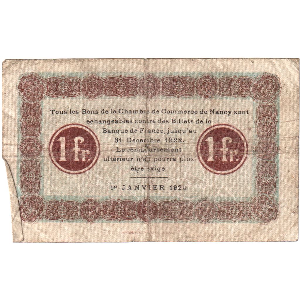 France, 1 Franc, 1921-01-01, TB, Pirot:87-49