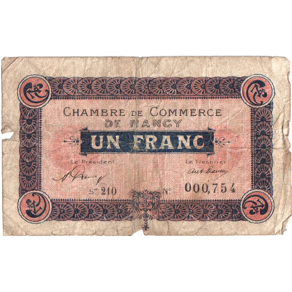 Francja, 1 Franc, 1918-12-01, VF(20-25), Pirot:87-30