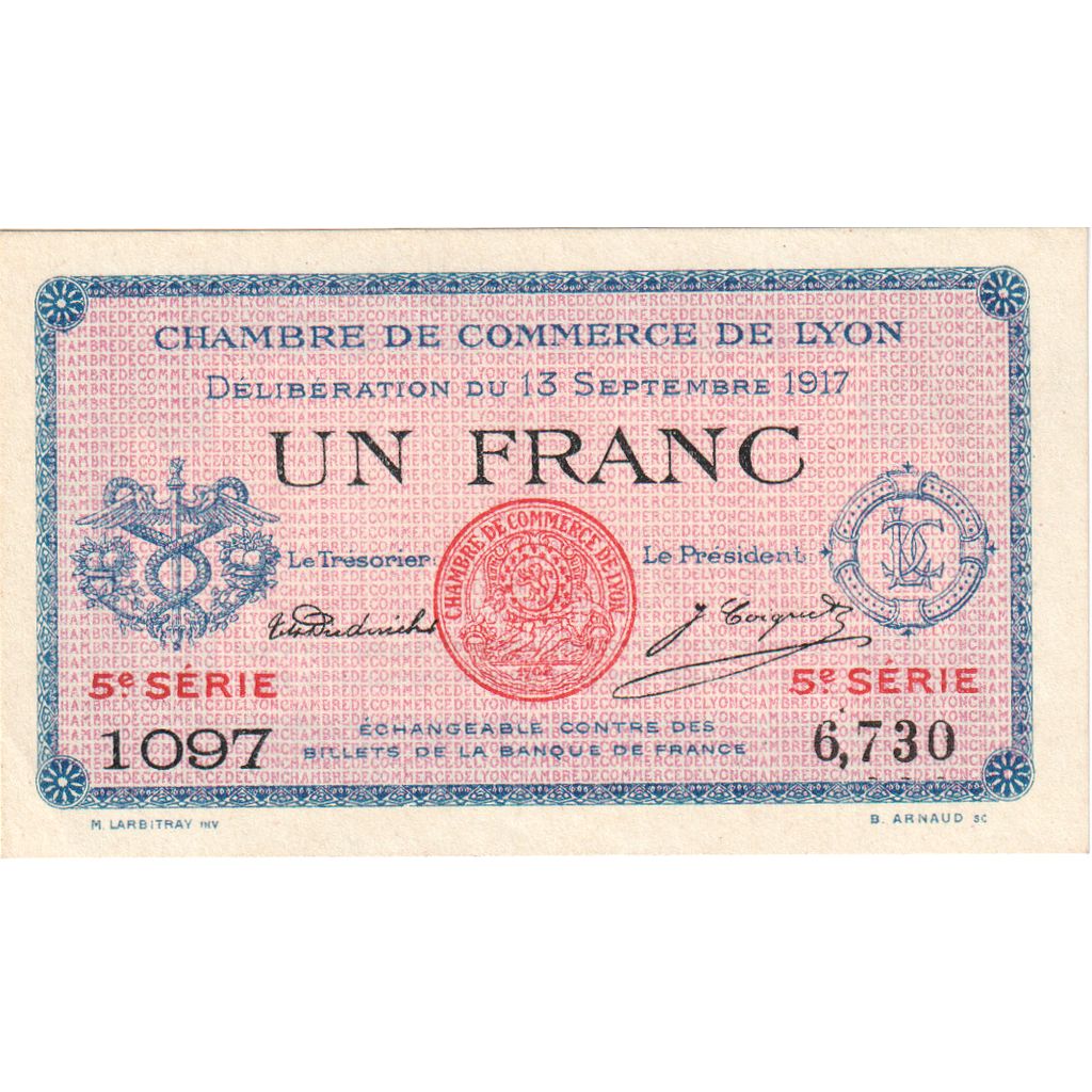 Francia, 1 Franc, 1916-12-28, SPL, Pirot:77-13
