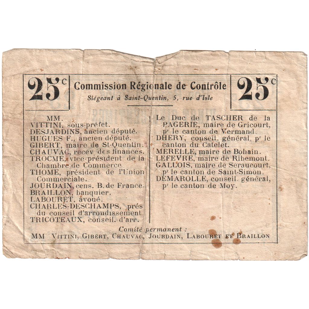 Francia, 25 Centimes, MB, Pirot:02-732