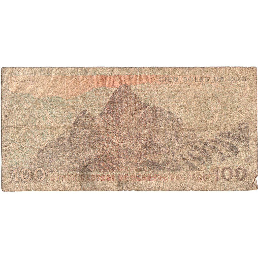 Peru, 100 Soles De Oro, VF(20-25)