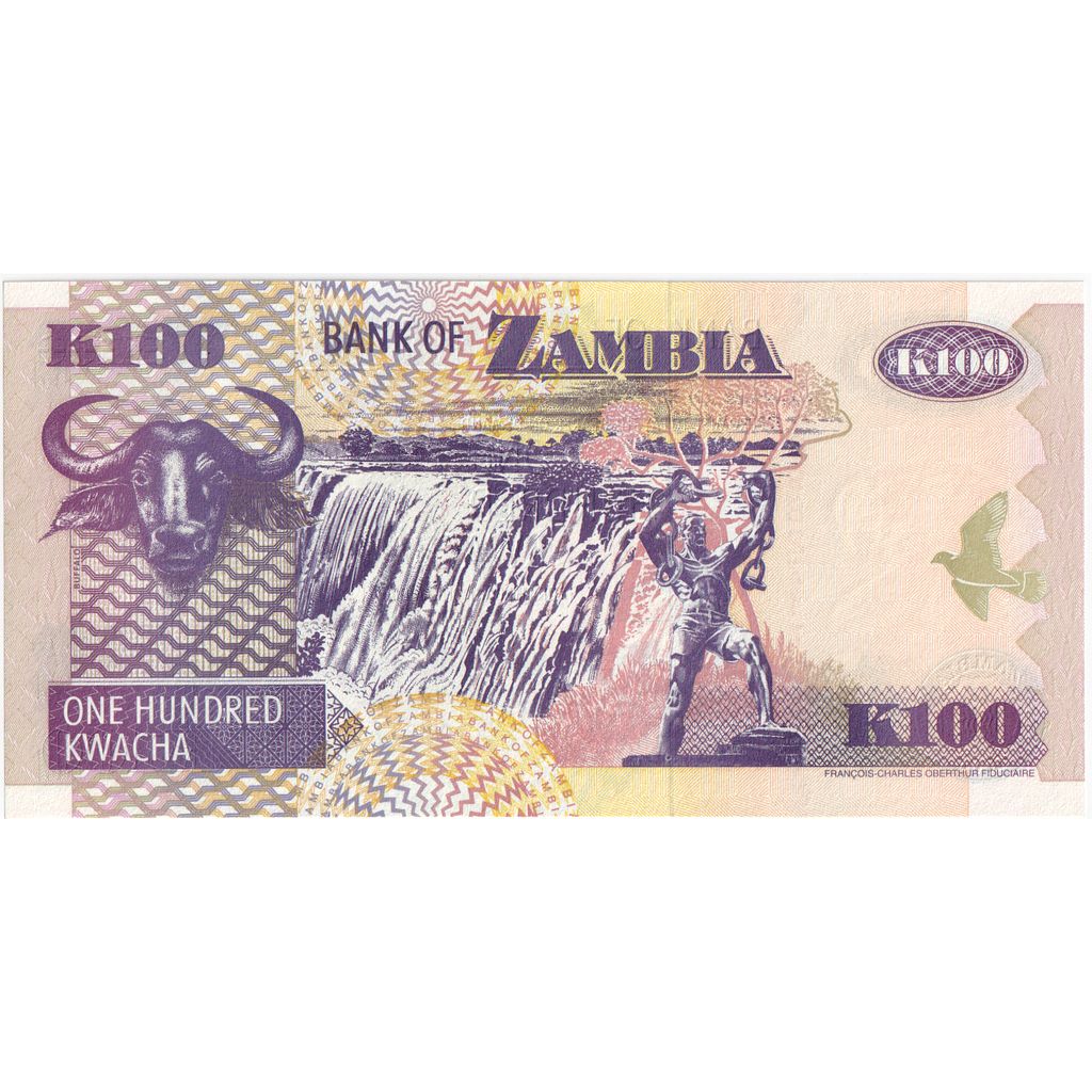Zambia, 100 Kwacha, UNC(65-70)