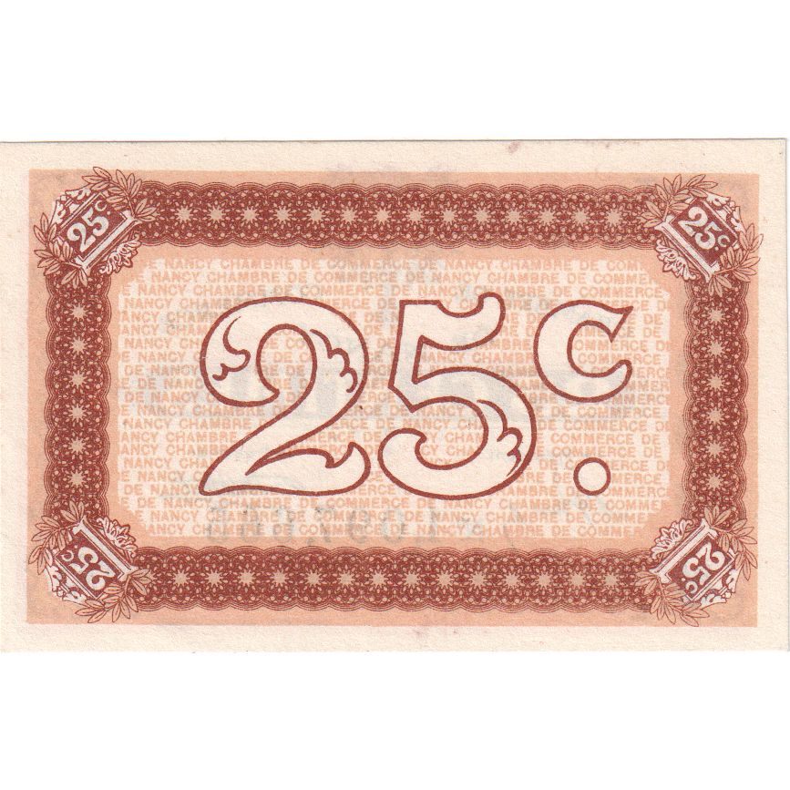 Frankreich, Nancy, 25 Centimes, UNZ-, Pirot:87.58