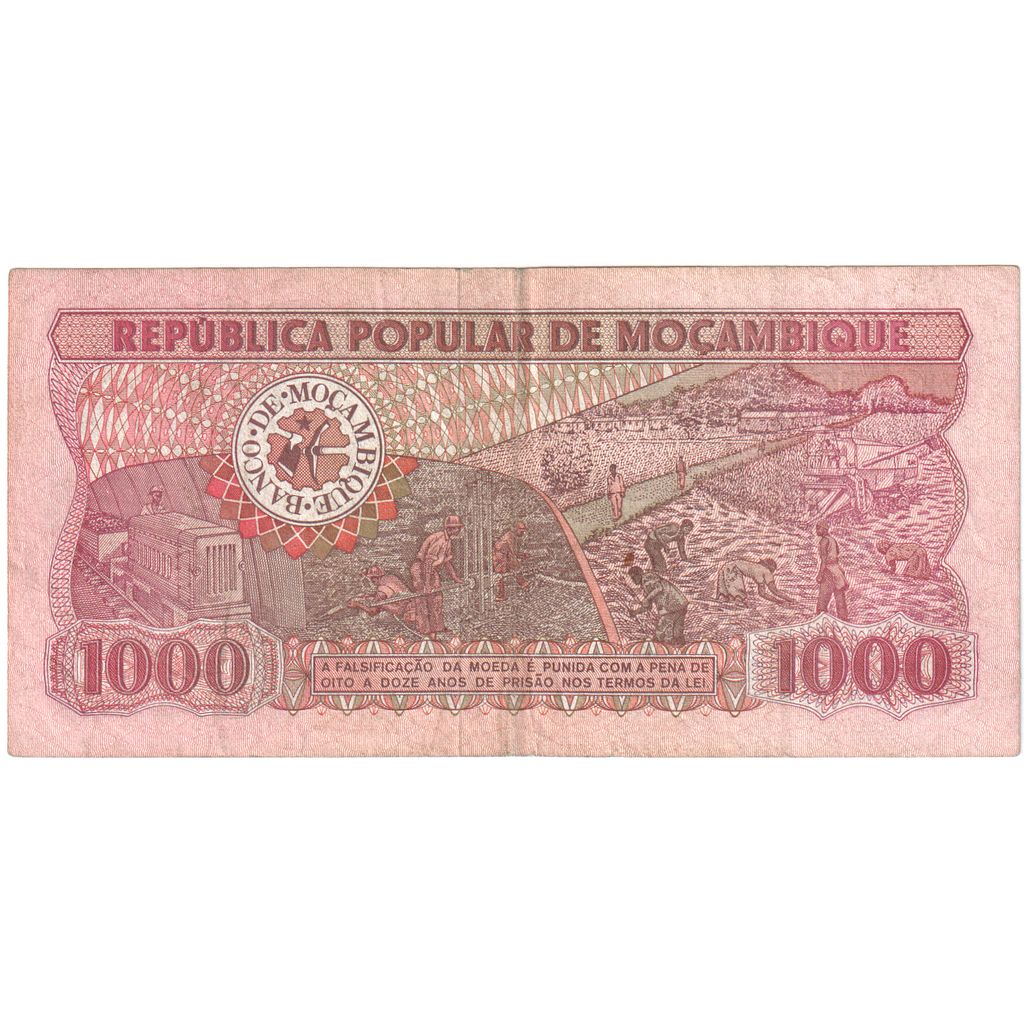 Mozambique, 1000 Meticais, 1980-06-16, EF(40-45)