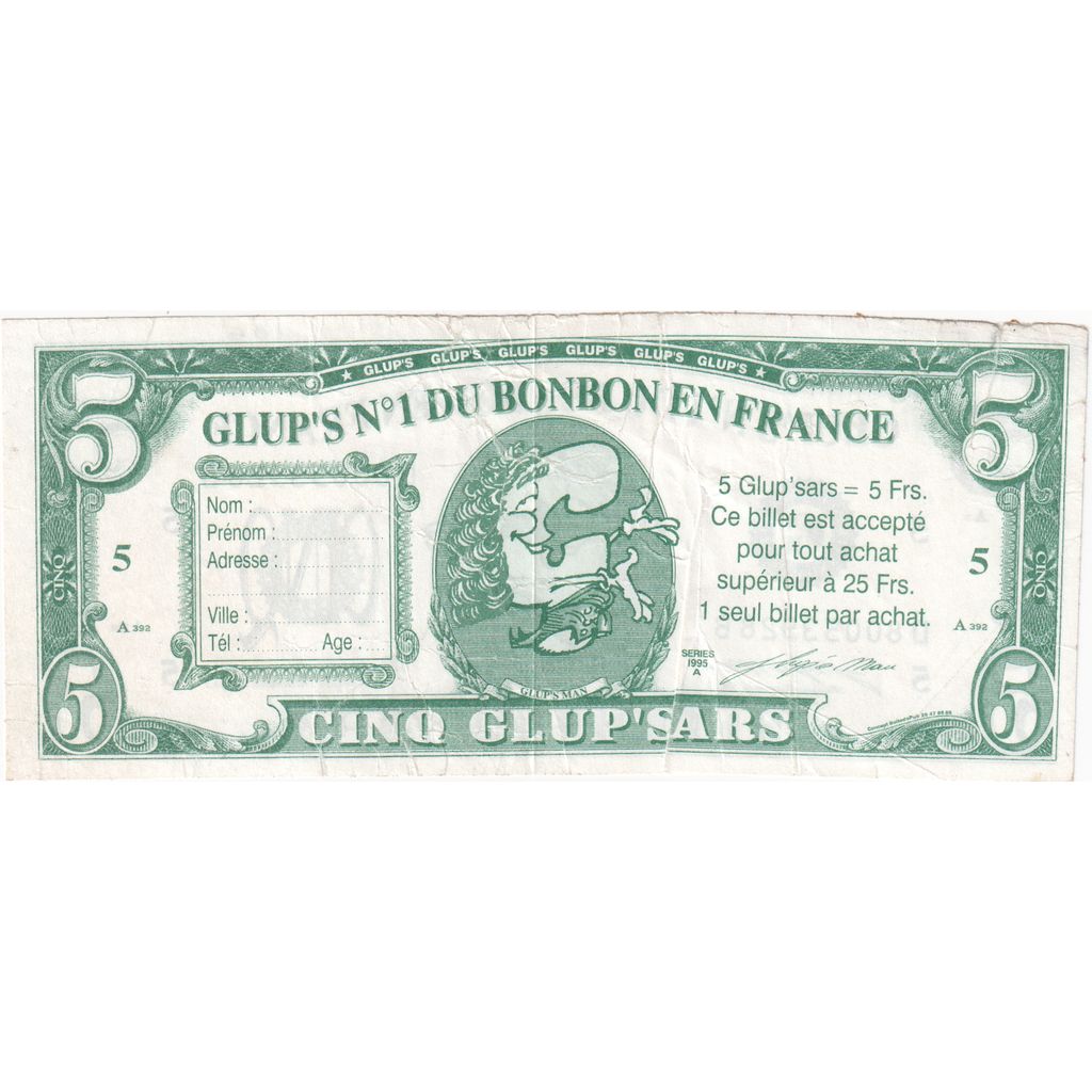 France, D80053928B, GLUPS BONBON FAKE, EF(40-45)