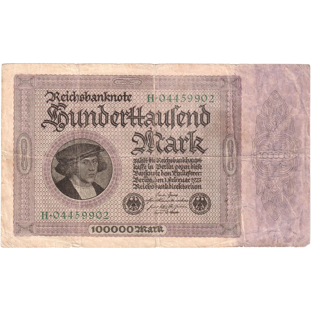 Deutschland, 100,000 Mark, 1923-02-01, SS