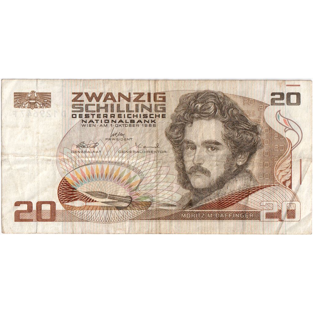 Austria, 20 Schilling, 1985-10-01, VF(30-35)