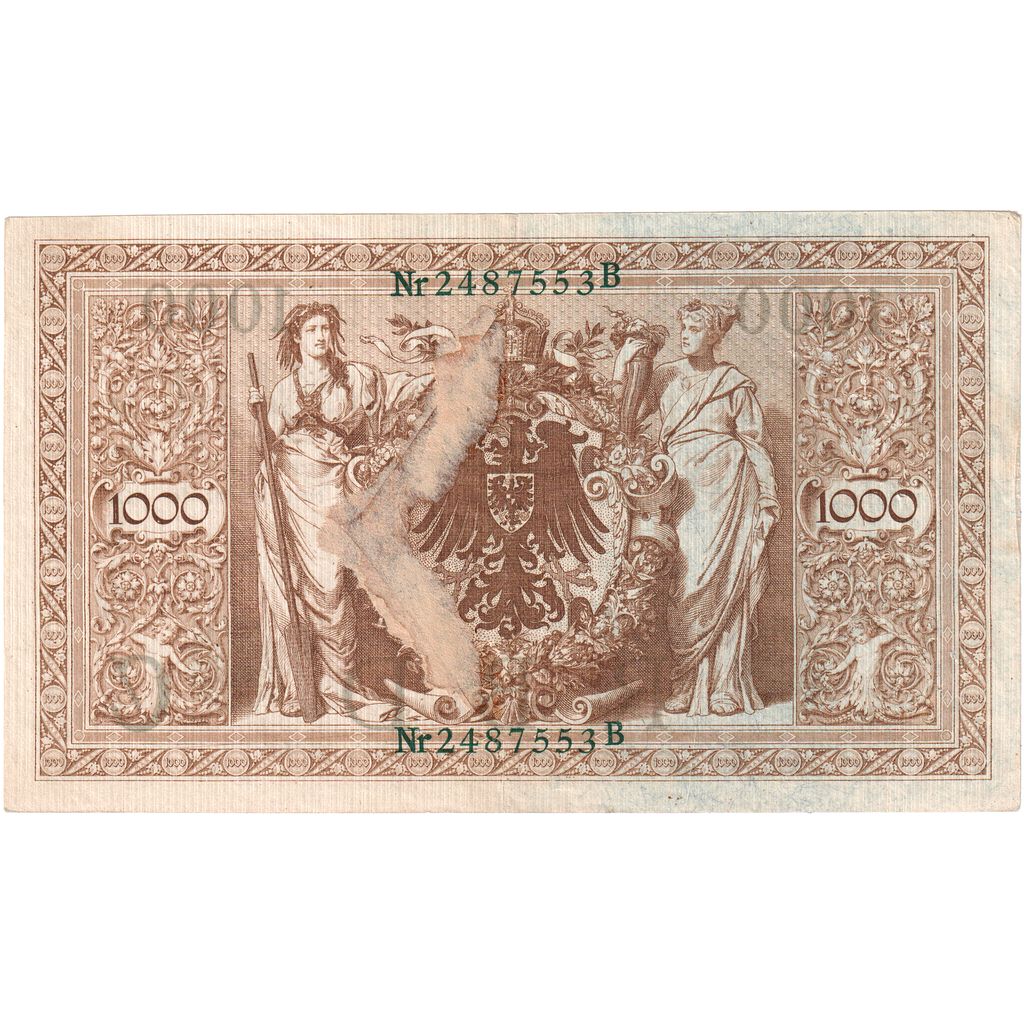 Germany, 1000 Mark, 1910-04-21, AU(55-58)