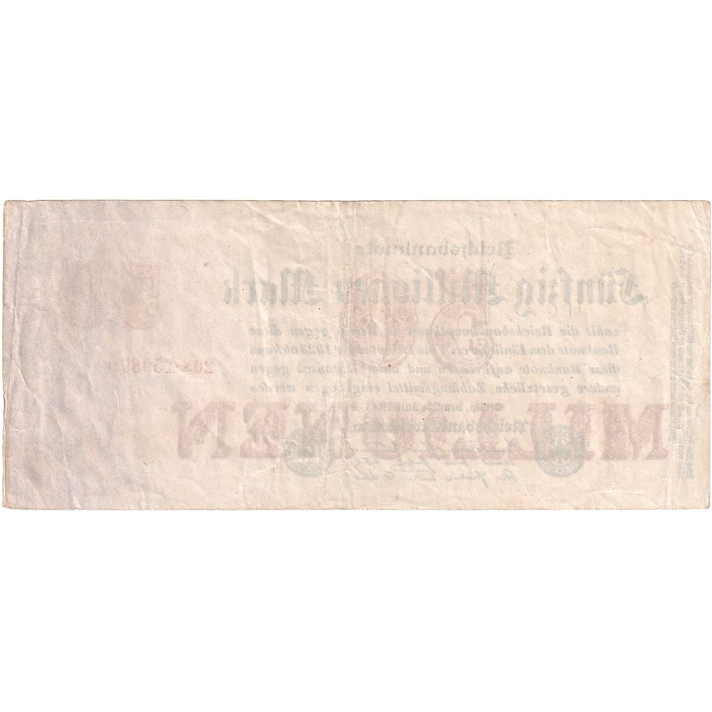 Duitsland, 50 Millionen Mark, 1923-07-25, TTB