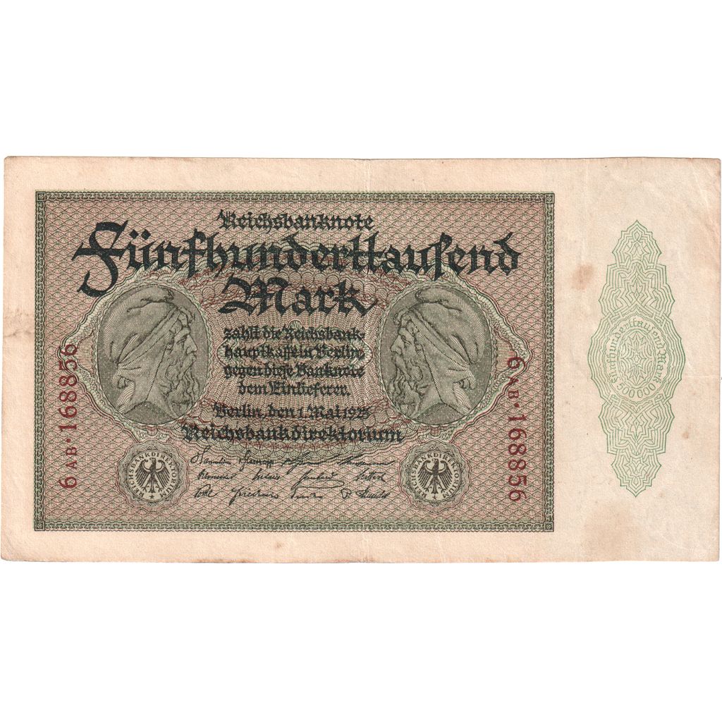 Germany, 500,000 Mark, 1923-05-01, EF(40-45)