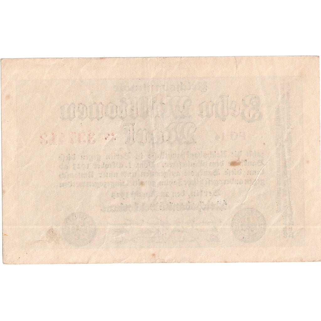 Germany, 10 Millionen Mark, 1923-08-22, AU(55-58)