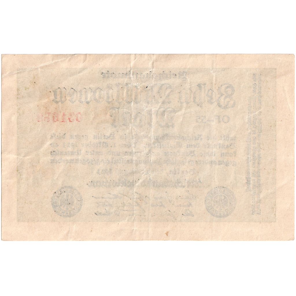 Germania, 10 Millionen Mark, 1923-08-22, BB