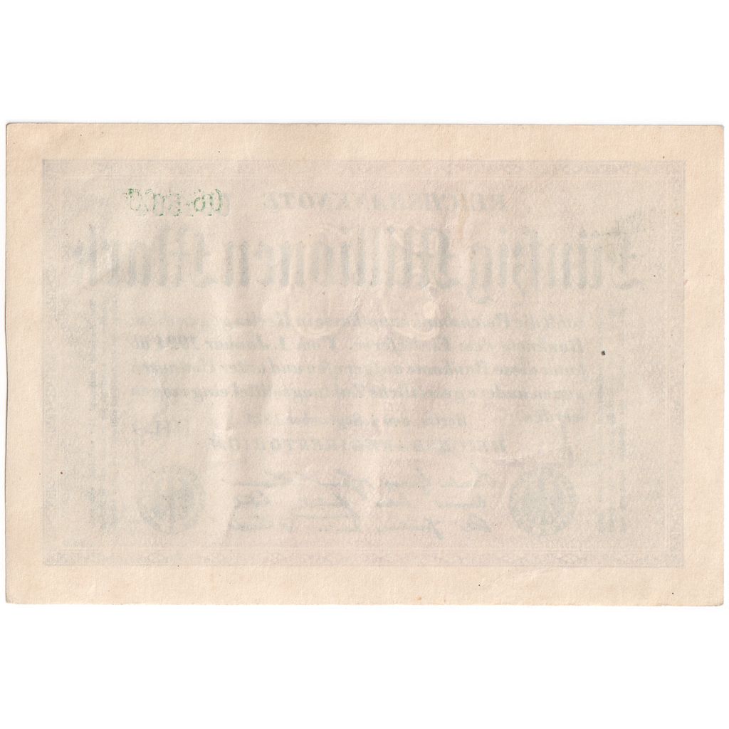 Deutschland, 50 Millionen Mark, 1923-09-01, SS